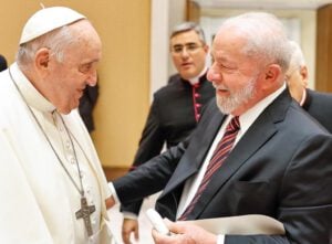 Lula se encontra com Papa Francisco no Vaticano. Foto: Ricardo Stuckert