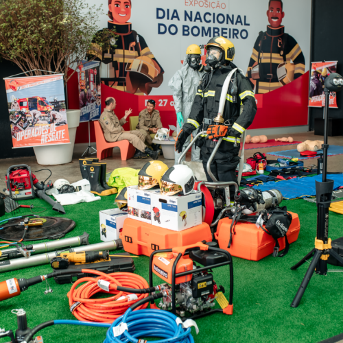 Exposição reunirá equipamentos utilizados no trabalho do Corpo de Bombeiros (Foto CBMGO).