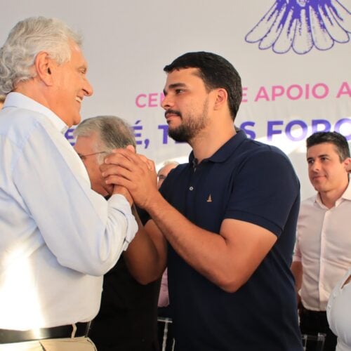 Marden Júnior e Ronaldo Caiado. Foto: Divulgação