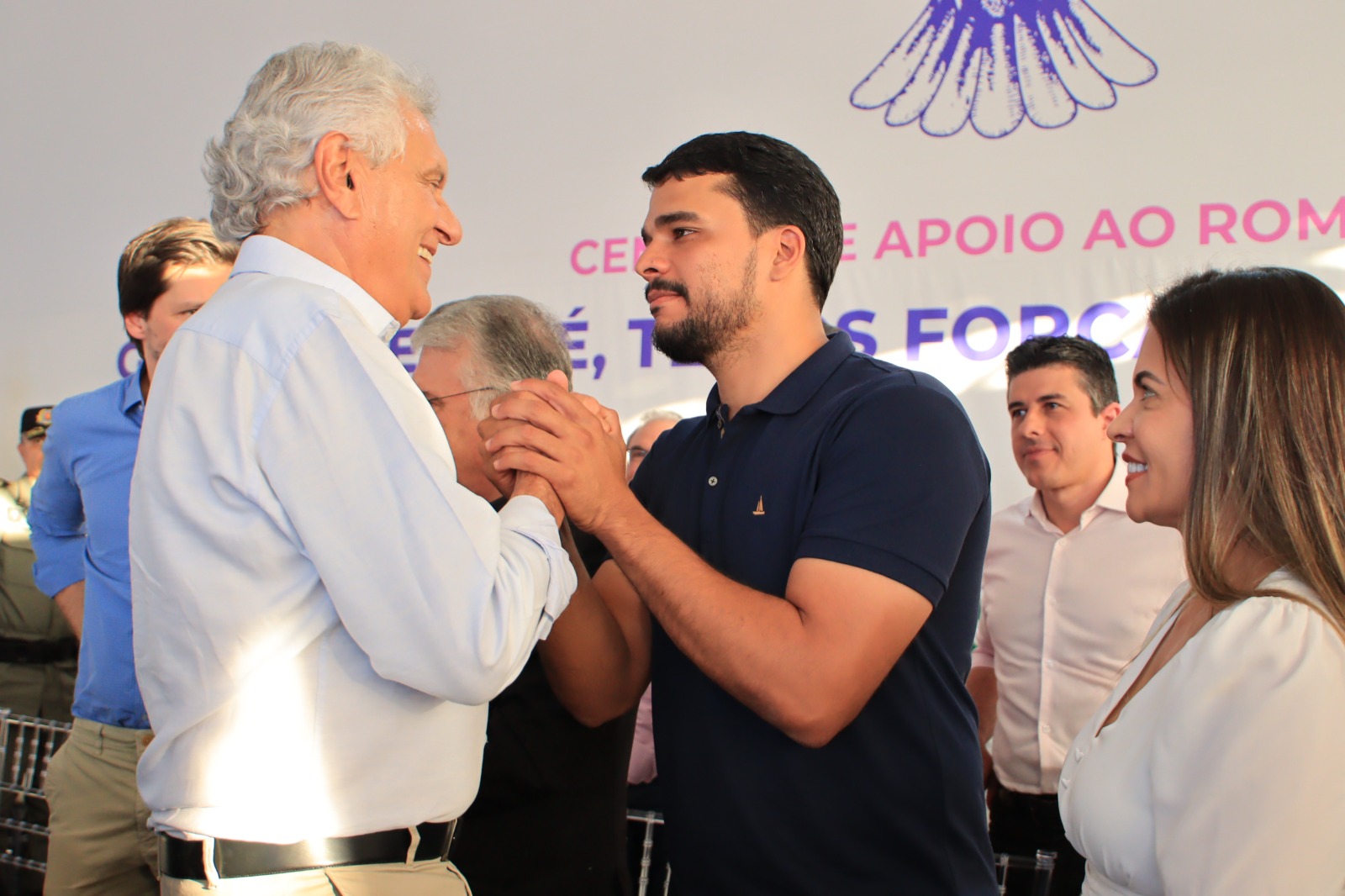 Marden Júnior e Ronaldo Caiado. Foto: Divulgação