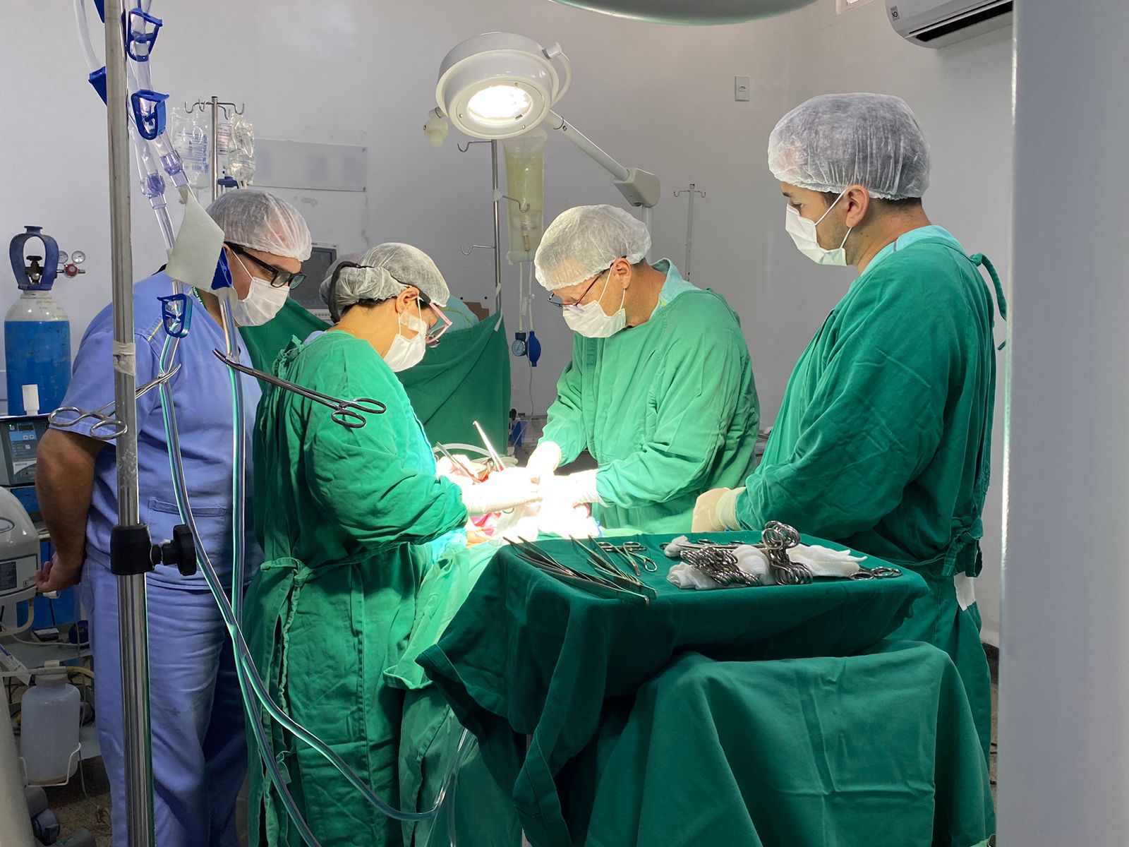 A captação múltipla de órgãos foi realizada no Hospital Estadual de Formosa. Foto: HEF