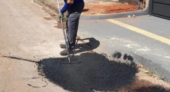 Prefeitura de Goiânia atendeu 382 bairros com serviços de tapa-buracos em maio