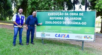 Cruz visita obras no Zoológico de Goiânia