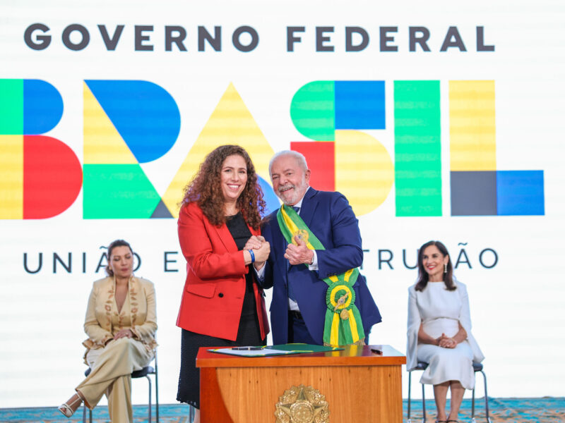 Ester Dwerk e Lula. Foto: Palácio do Planalto