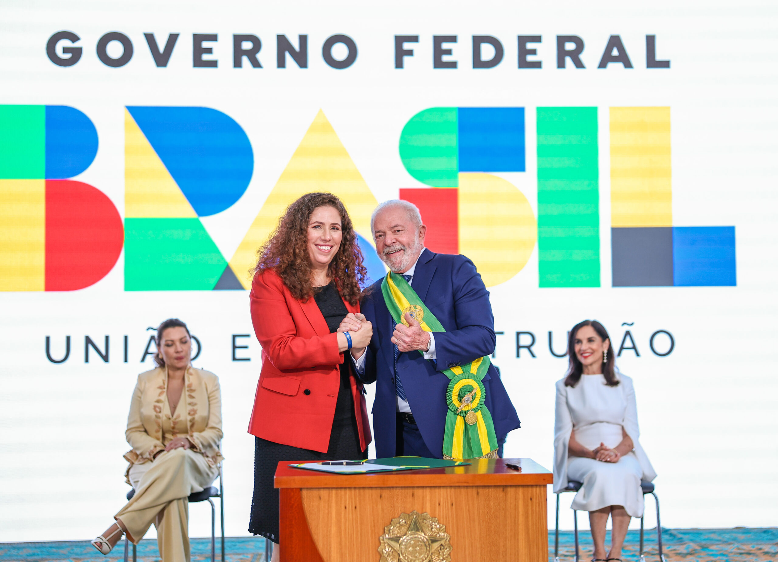 Ester Dwerk e Lula. Foto: Palácio do Planalto