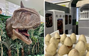 Arena do Jurassic World segue até o dia 30 de julho no Shopping Cerrado (Foto divulgação).