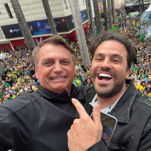 Pablo Marçal e Bolsonaro. Foto: Reprodução/Instagram