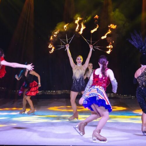 Le Cirque On Ice conta com 38 artistas para espetáculo (Foto divulgação).