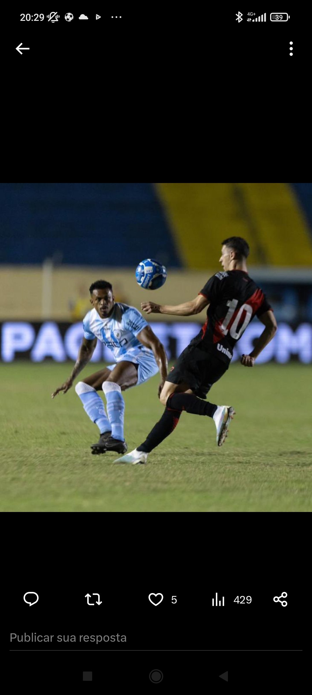 Atlético-GO vence Londrina e se aproxima do G-4 no Brasileiro da Série B