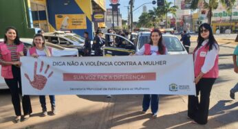 Setor Central tem blitz educativa para o combate à violência contra a mulher