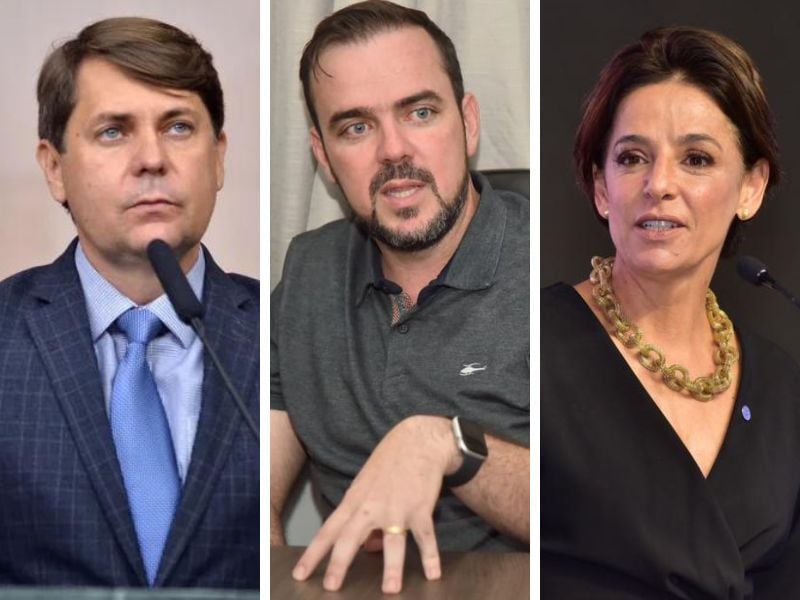 O fogo amigo de Bruno Peixoto, Gustavo Mendanha e Ana Paula Rezende na base de Caiado