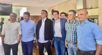 Bolsonaro participa de almoço com lideranças do PL, em Goiânia