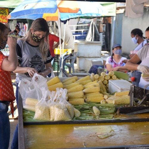 feirantes de Aparecida. Foto: Claudivino Antunes