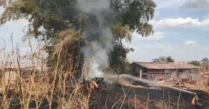 Bombeiros incêndio assentamento jataí