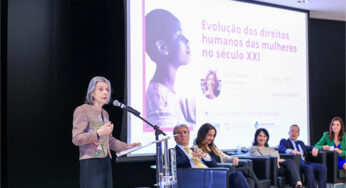 Em Goiânia, Ministra Cármen Lúcia critica violência contra a mulher e destaca luta pela igualdade