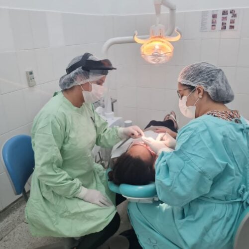 Atendimento dentista. Foto: SMS Goiânia