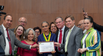 “A luta da sustentabilidade não seja de esquerda nem de direita”, Marina Silva ao receber a Comenda Washington Novaes