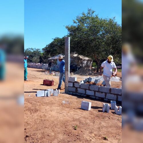 Casa de recuperação de dependentes quimicos e moradores de rua, em Aragoiânia pede ajuda para construção de sede própria. Foto: Divulgação