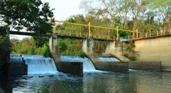 Rio Meia Ponte entra em nível crítico, com baixa vazão de água