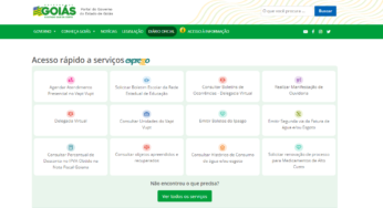 Governo de Goiás lança novo portal com mais serviços e transparência