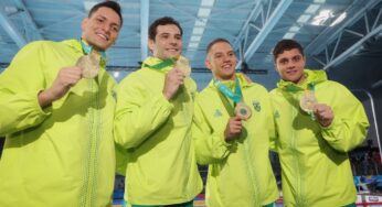 Natação brasileira abre Jogos Pan-Americanos em Santiago com dois ouros e seis medalhas no total