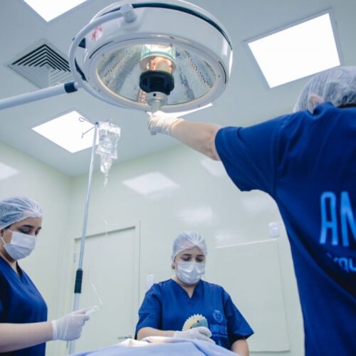 Sala de cirurgia do Hospital Municipal Alfredo Abrahão. Foto Bruno Velasco Secom