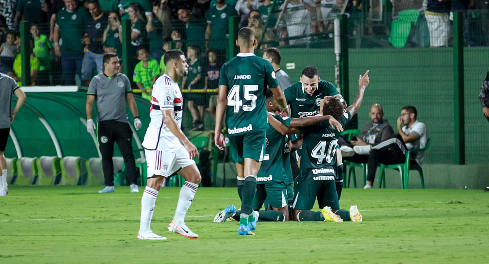 Goiás supera o São Paulo na Serrinha e volta a vencer após dois meses no Brasileirão