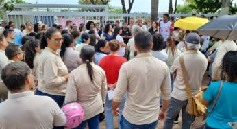 Agentes de saúde e de combate a endemias de Goiânia realizam greve na Câmara Municipal; veja vídeo