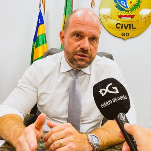 Delegado e diretor geral da Polícia Civil de Goiás, André Ganga, é entrevistado pelo Diário de Goiás em Outubro de 2023