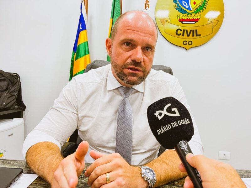 Delegado e diretor geral da Polícia Civil de Goiás, André Ganga, é entrevistado pelo Diário de Goiás em Outubro de 2023