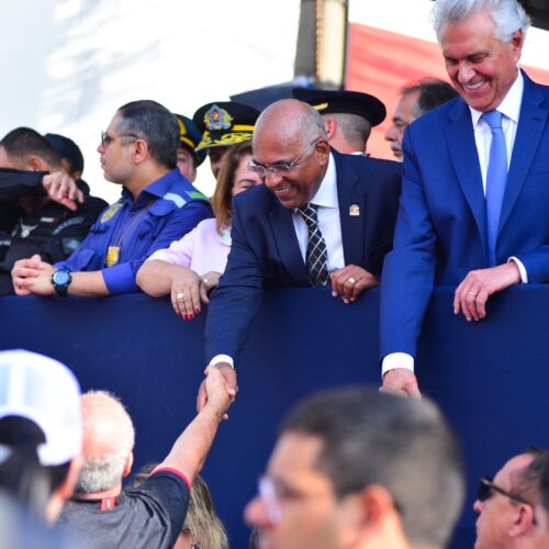 Desfile cívico-militar aniversário de Goiânia. Foto: Jucimar de Souza