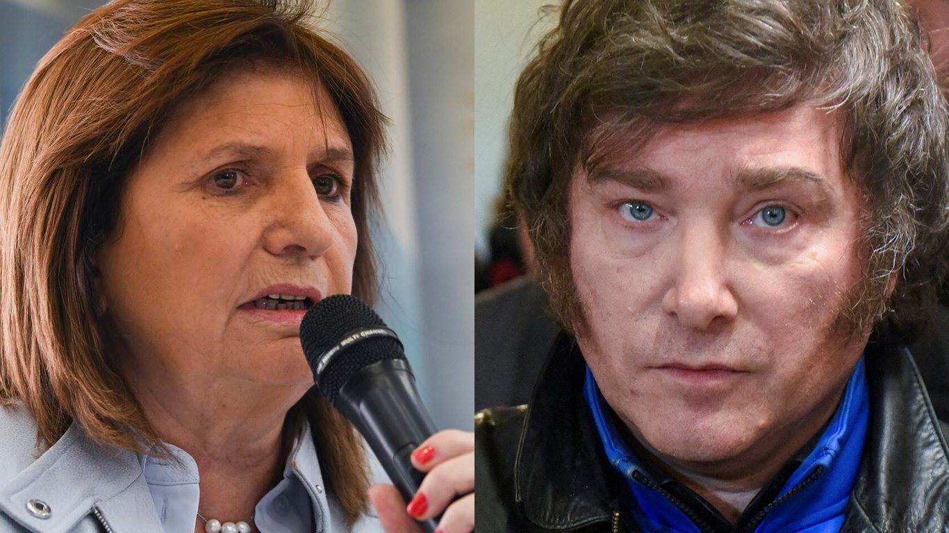 patricia bullrich e javier milei eleições na argentina