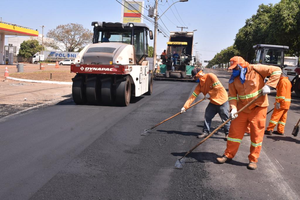 Recuperação asfáltica Goiânia. Foto: Seinfra