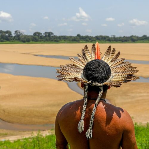 Seca dos rios no Amazonas. Foto: Alex Pazuello/Secom