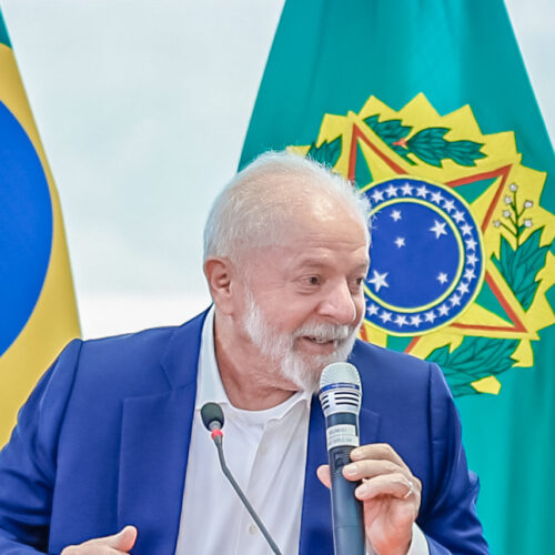 Presidente da República, Luiz Inácio Lula da Silva, durante Reunião Ministerial. (Foto reprodução)