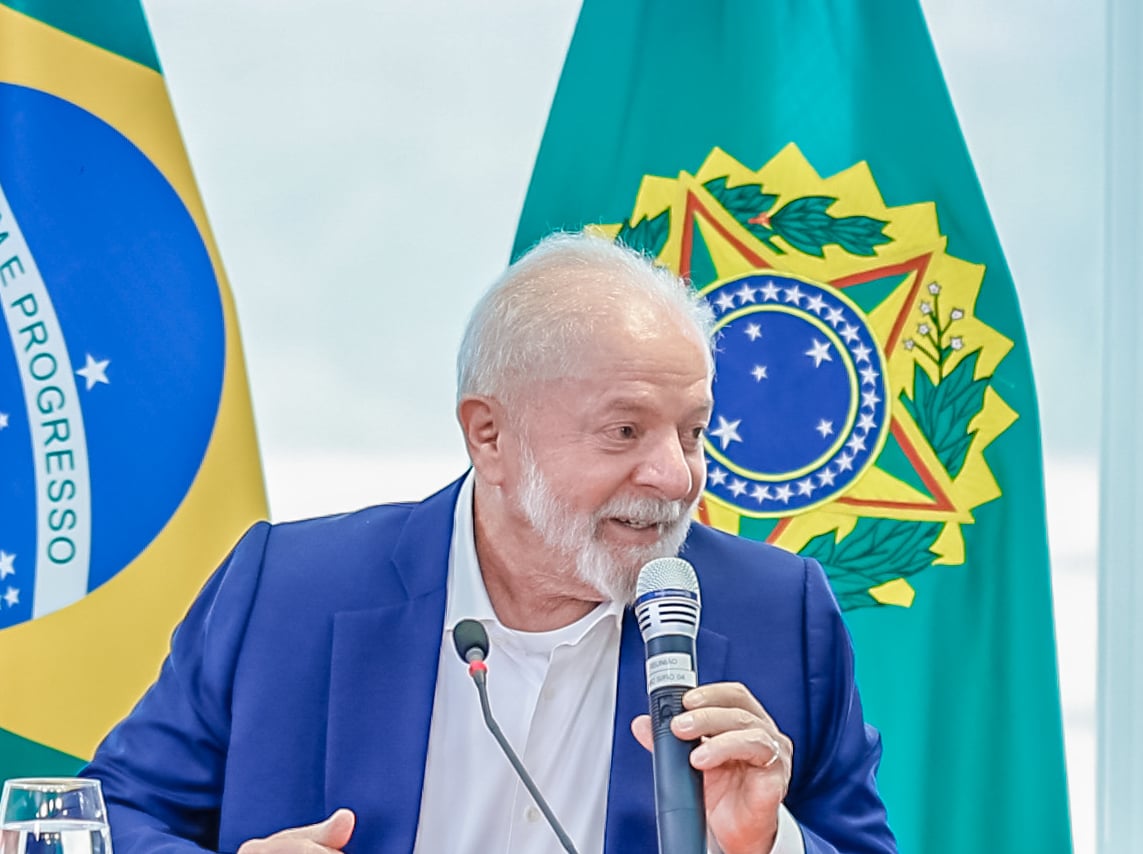 Presidente da República, Luiz Inácio Lula da Silva, durante Reunião Ministerial. (Foto reprodução)