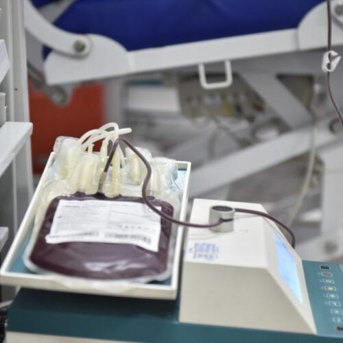 Doação de sangue. Foto: SES