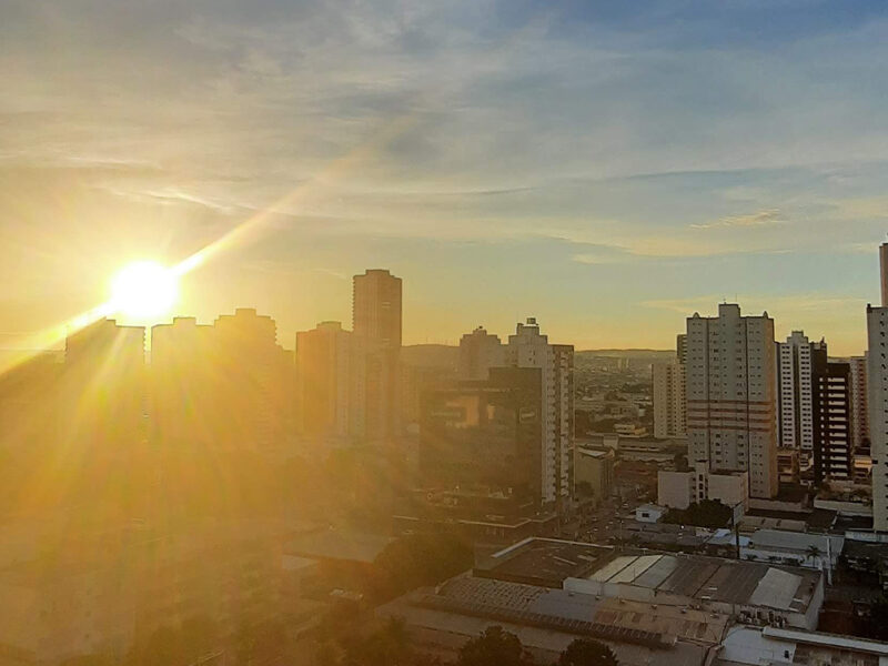 onda de calor em goiania sol temperaturas setor bueno