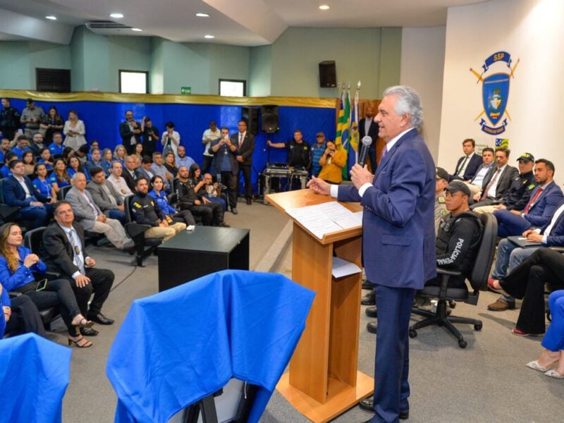 Caiado inaugura IML-Veterinário e Túnel de Tiro