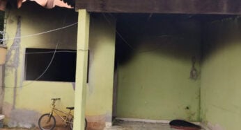 Casa de suspeito de matar Amélia Vitória é invadida e incendiada, em Aparecida de Goiânia