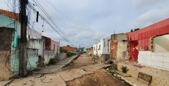 tremores em Maceió tem provocado afundamento do solo. Foto: Reprodução/UFAL