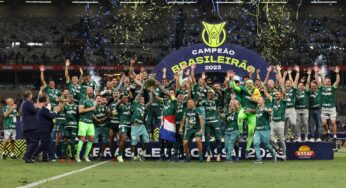 Palmeiras festeja mais um título no Brasileirão e Santos amarga seu primeiro rebaixamento