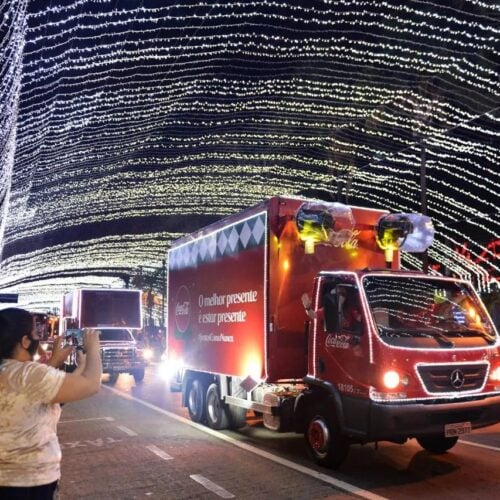 Caravana de Natal Coca-Cola. Foto: Divulgação