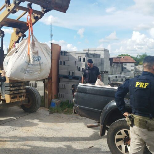 agrotóxico contrabandeado em Goiás pela PRF. Foto: PRF