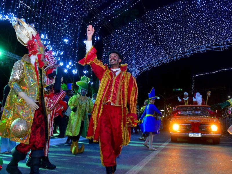 Inauguração decoração de natal da praça tamandaré. Foto: Jucimar de Souza