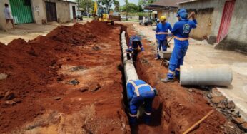 Seinfra realiza obra de drenagem no Jardim Curitiba para conter alagamentos