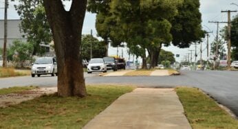 Revitalização na Avenida Rio Verde está em fase final com obras de paisagismo