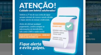 Saneago faz alerta para população não cair em golpes de sites falsos da empresa