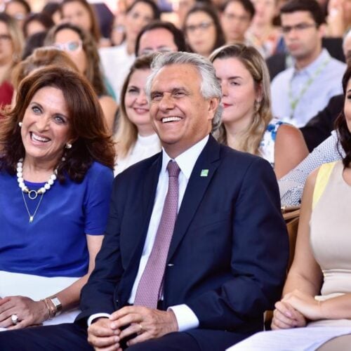 Michelle-e-Gracinha-Ronaldo Caiado presidente 2026 eleições