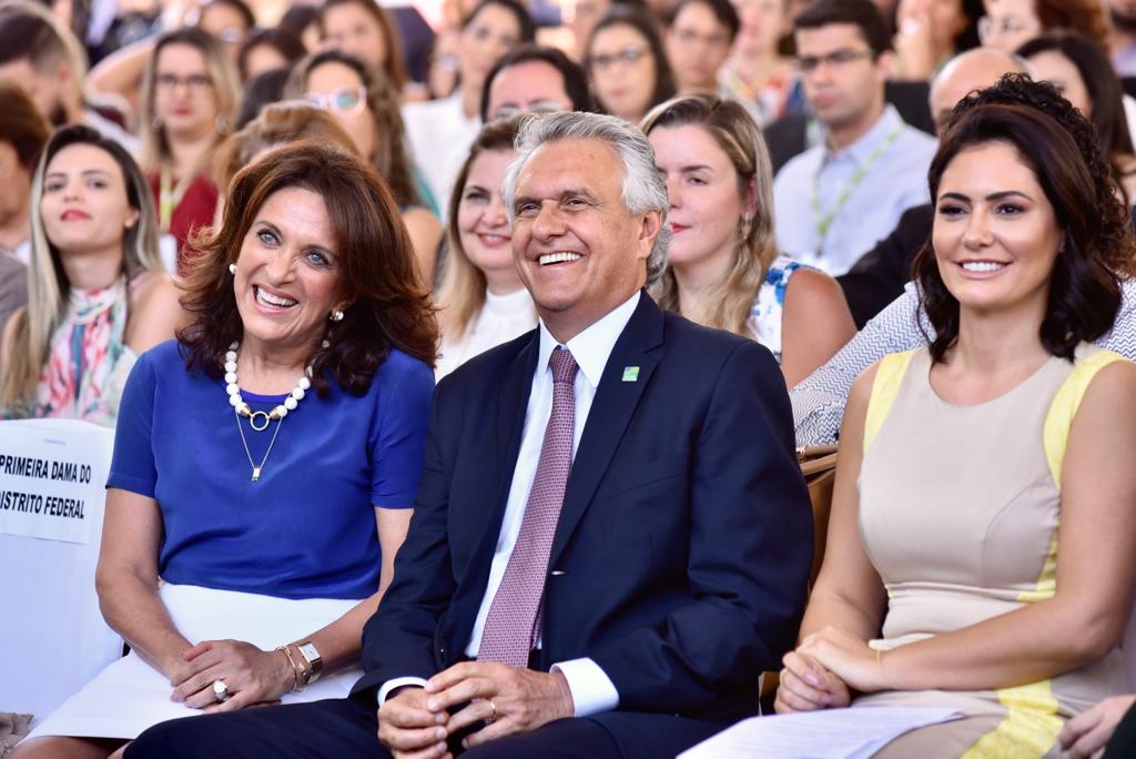 Michelle-e-Gracinha-Ronaldo Caiado presidente 2026 eleições